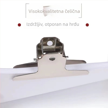 Weili veliki klips za dokumente od nehrđajućeg čelika; materijal: nehrđajući čelik; težine: 27 g, 40 g, 60 g, 85 g, 90 g.