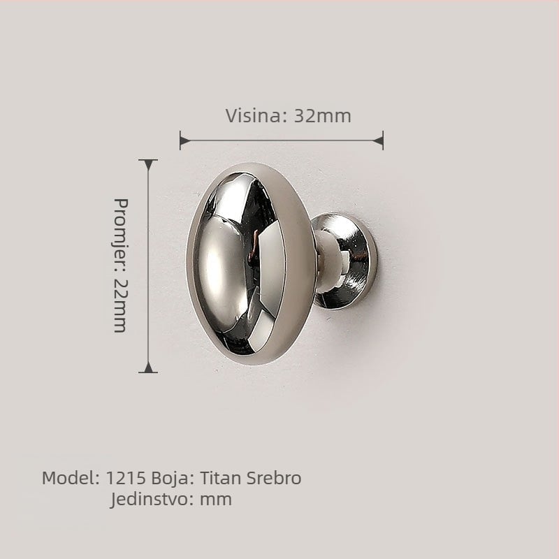 Drške za ormariće – vrata ormarića | Moderni minimalistički stil, cinkova legura, lijevanje pod pritiskom, modeli 1215/5297/5521