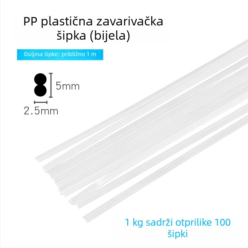 Plastične šipke za zavarivanje za popravak automobilskog branika (PP/ABS/PE/PVC/PPR)