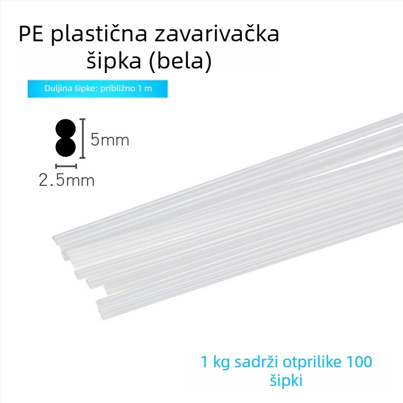 Plastične šipke za zavarivanje za popravak automobilskog branika (PP/ABS/PE/PVC/PPR)