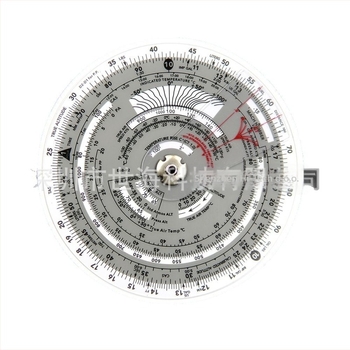 Letno navigacijsko pravilo s ugrađenim azimut kalkulatorom, kvadratno pravilo, višenamjenski mjerni alat