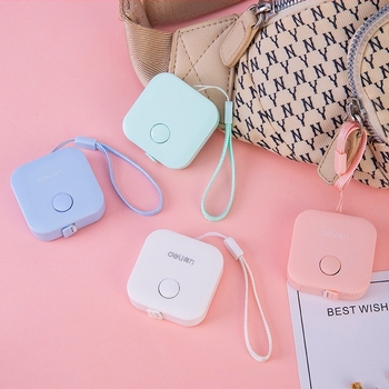 Deli platnena mjerač trake, raspon 0-150 cm, s kaišem za nošenje, mekana traka