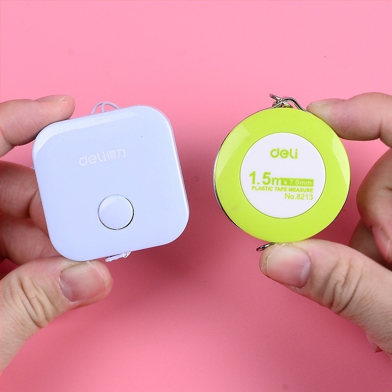 Deli platnena mjerač trake, raspon 0-150 cm, s kaišem za nošenje, mekana traka