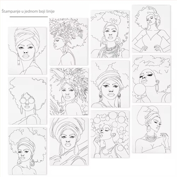 Xuanma Digitalna Ploča za Slikanje Uljem – Pamučna Ploča za Crtanje s Platnenim Okvirom, Serija Digital Oil Painting