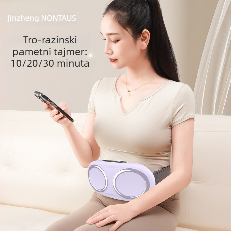 Masirač za sagorijevanje masnih naslaga s vibracijom i toplom kompresijom, USB napajanje, računalno upravljanje, do 4 masažne glave, kontinuirano varijabilni prijenos