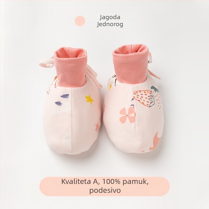 Dječje cipele od čiste pamuka, zima 2022, crtani stil, Muslintree/Cotton Tree; pogodno za dojenčad i djecu 1–3 godine