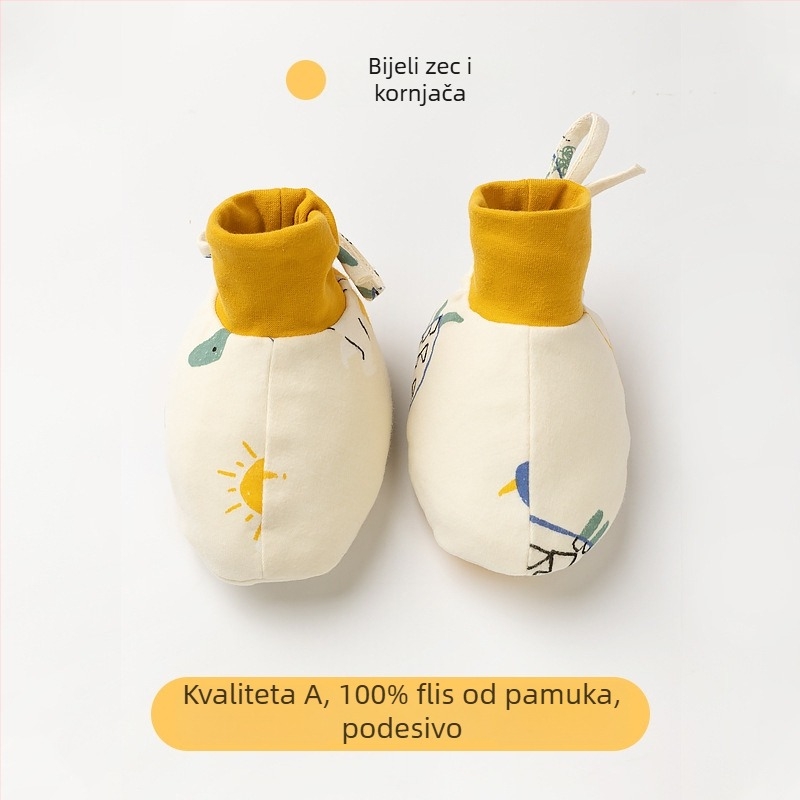 Dječje cipele od čiste pamuka, zima 2022, crtani stil, Muslintree/Cotton Tree; pogodno za dojenčad i djecu 1–3 godine