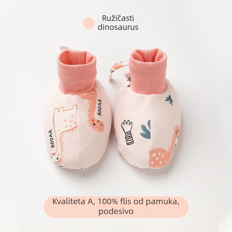 Dječje cipele od čiste pamuka, zima 2022, crtani stil, Muslintree/Cotton Tree; pogodno za dojenčad i djecu 1–3 godine