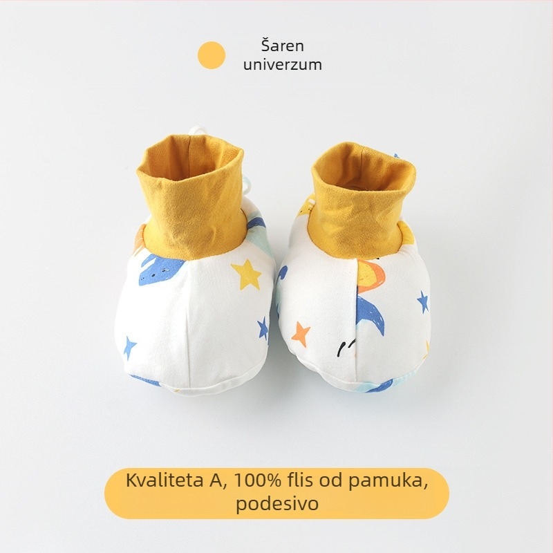 Dječje cipele od čiste pamuka, zima 2022, crtani stil, Muslintree/Cotton Tree; pogodno za dojenčad i djecu 1–3 godine