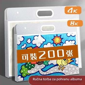 Kutija za crteže, PP materijal, 1 stranica, standardna debljina