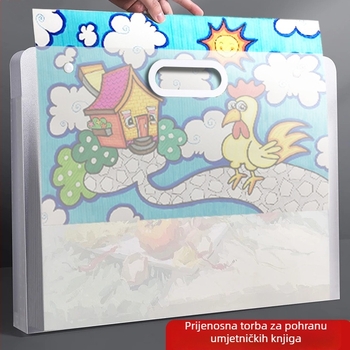 Kutija za crteže, PP materijal, 1 stranica, standardna debljina