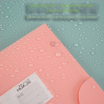 Folda za testne radove Hua Jie – plastična, tiskano logotip, model Test Paper Book