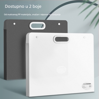 Torba za spremanje umjetničkog portfolija, plastična, Haichuan stationery, model 1616233, debljina 3,5 cm