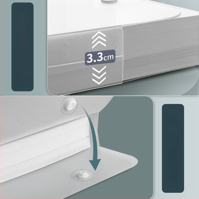 Torba za spremanje umjetničkog portfolija, plastična, Haichuan stationery, model 1616233, debljina 3,5 cm