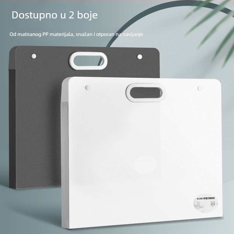 Torba za spremanje umjetničkog portfolija, plastična, Haichuan stationery, model 1616233, debljina 3,5 cm