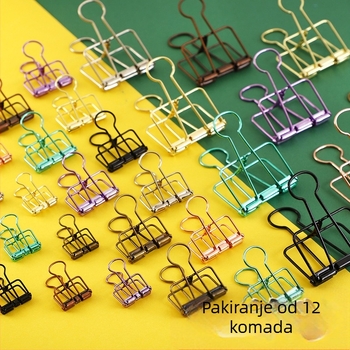 Yuezhen metalna mapa za bilješke, long-tail klipse i dovetail klipovi