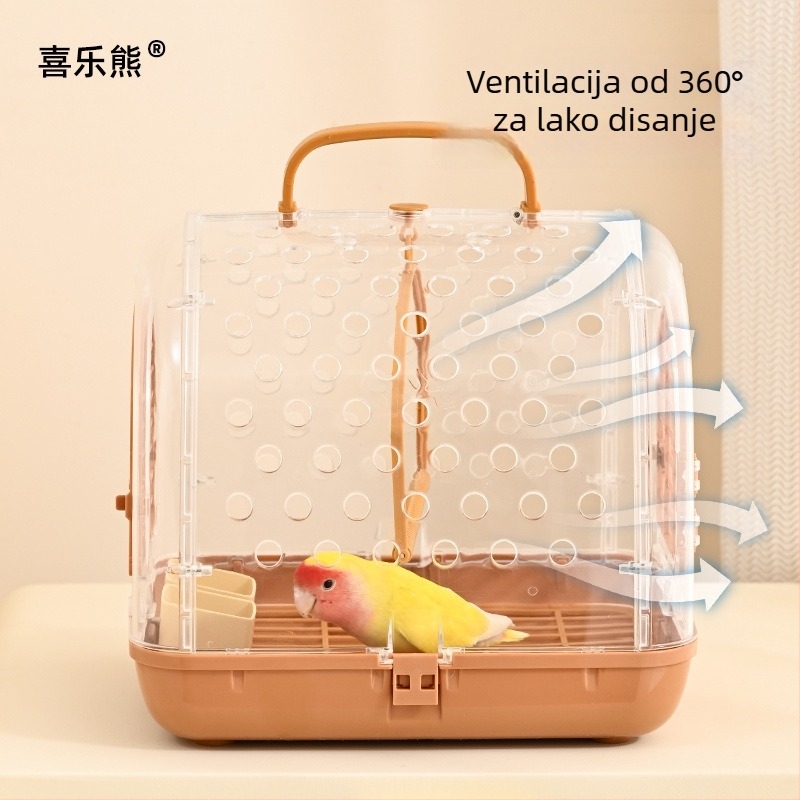 Prijenosni kavez za papagaja za izlazak uz torbu za ptice, Marke Happy Parrot, Materijal: Drugo, Podrijetlo: Shandong, Uvoz: Ne