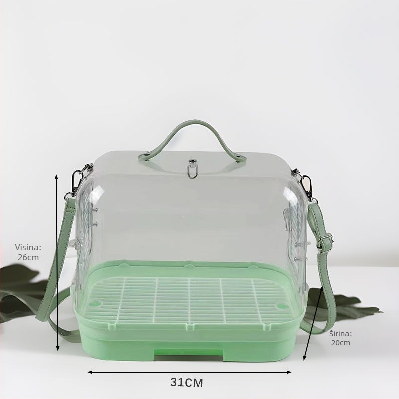 Prijenosni kavez za papagaja za izlazak uz torbu za ptice, Marke Happy Parrot, Materijal: Drugo, Podrijetlo: Shandong, Uvoz: Ne