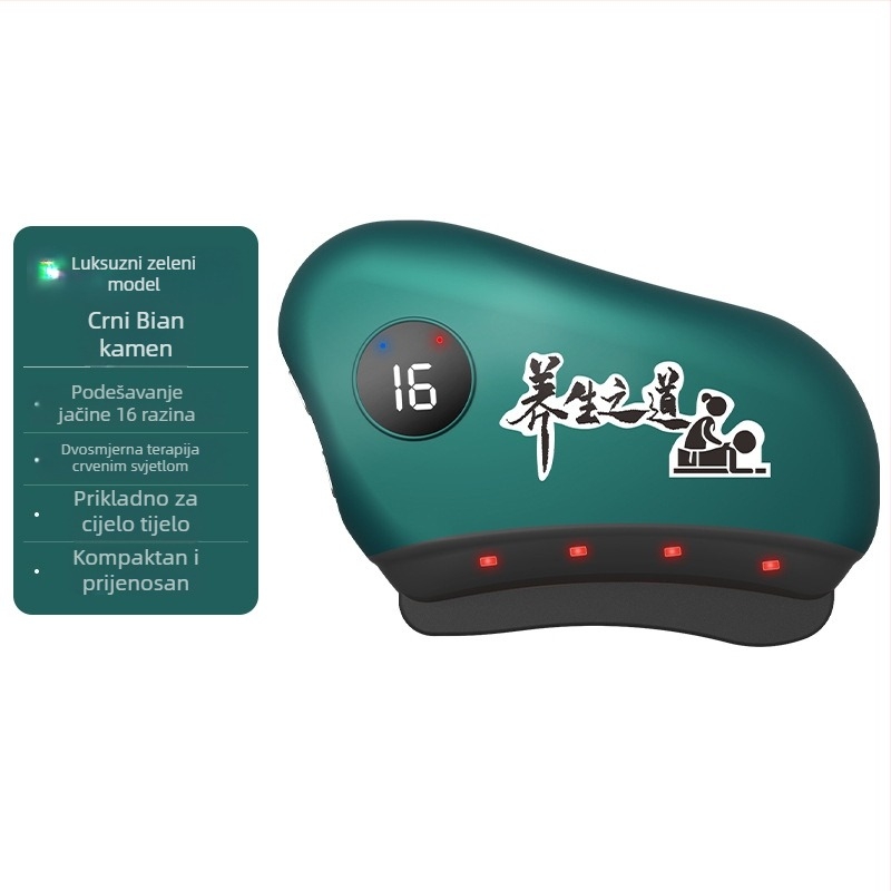 Električni gua sha uređaj za lice s regulatorom temperature 30–50°C, model JZ-165, USB napajanje, ABS materijal