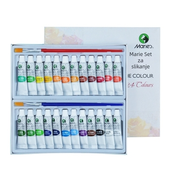 Gouache set za početnike, pakiranje 12/18/24, Marie's/Marley