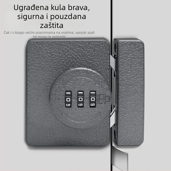 Brava za ormar bez bušenja, kombinacijska brava 83-11, cinkov legura, brenda Jiadicheng, prikladno za vrata i ladice ormara