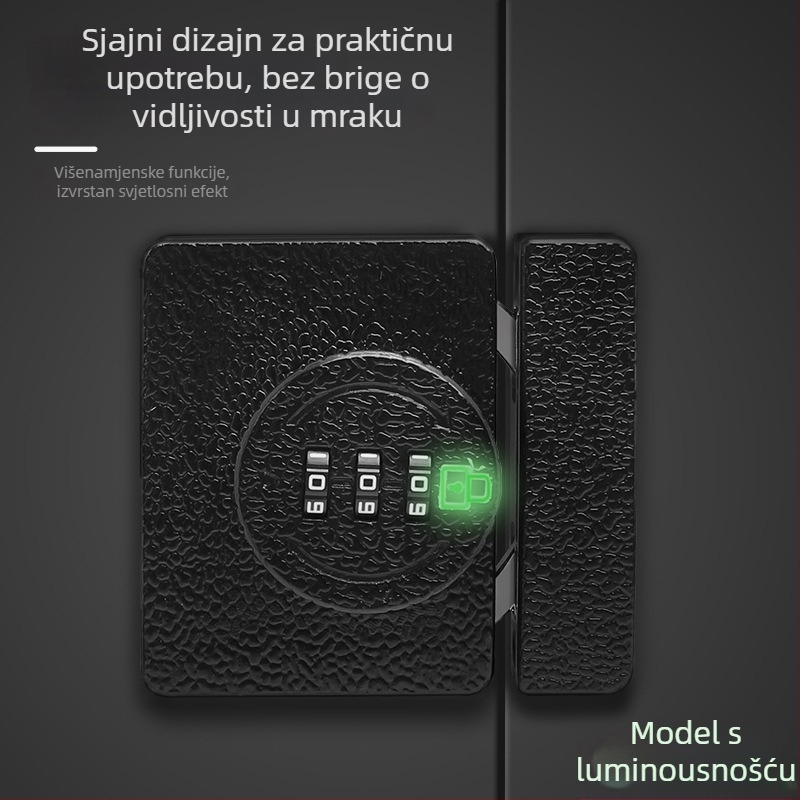 Brava za ormar bez bušenja, kombinacijska brava 83-11, cinkov legura, brenda Jiadicheng, prikladno za vrata i ladice ormara