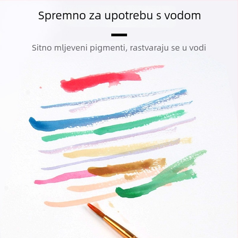 Set gouache boja za slikanje, Wei Zhuang, 36-djelni paket, za početnike