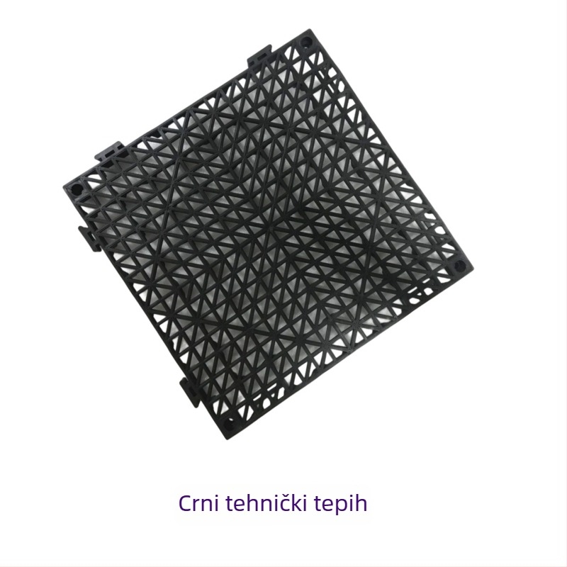 Protuklizna podloga za kupaonicu i tuš - PVC, kvadratna, jednobojna, periva