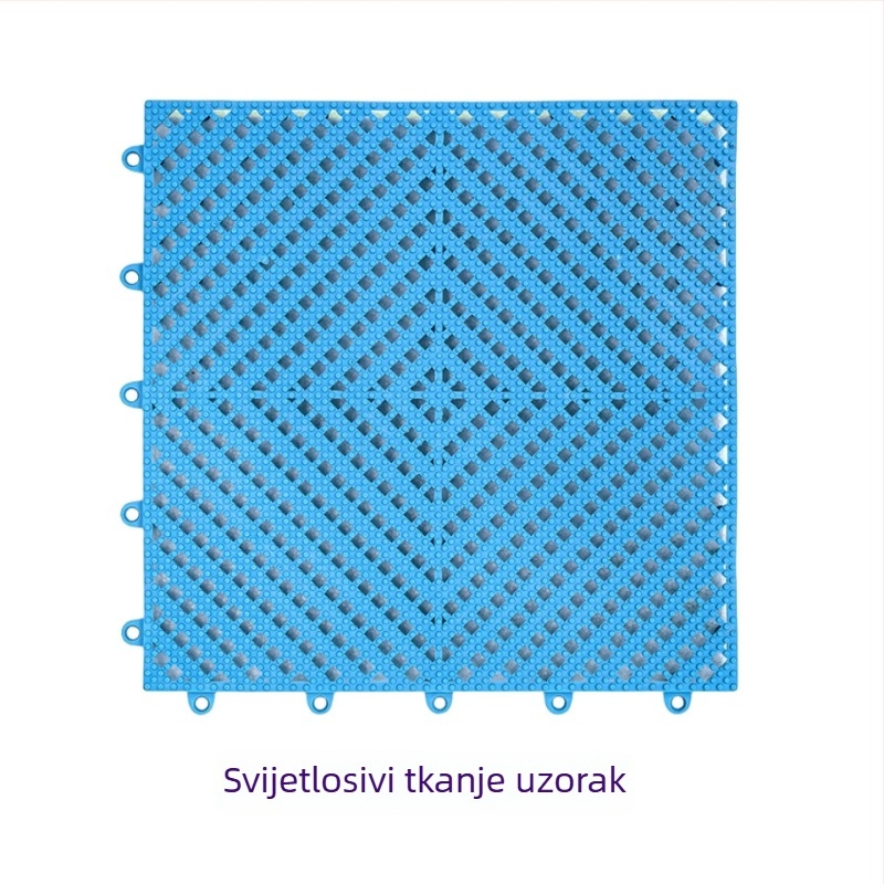 Protuklizna podloga za kupaonicu i tuš - PVC, kvadratna, jednobojna, periva