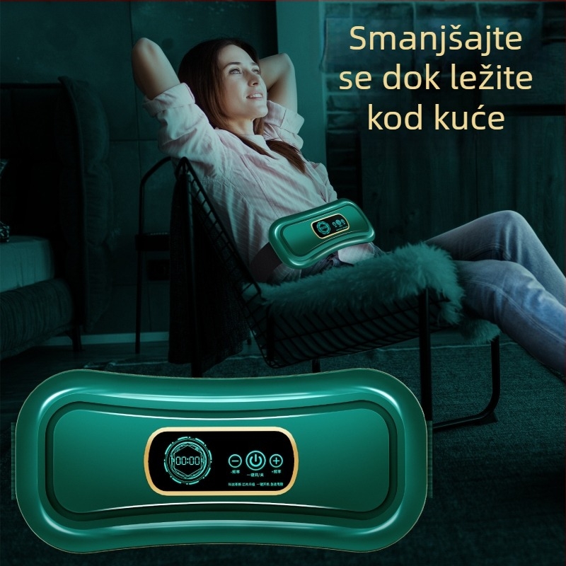 Abdominalni masažer s vibracijom i toplom kompresijom, USB napajanje, mehaničko upravljanje, 2. stupanj, do 4 masažne glave
