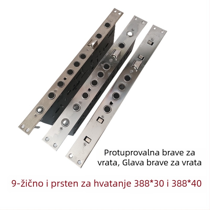 Overlord Lock Body brava za vrata s ručkom od nehrđajućeg čelika, protiv krađe, moderni minimalistički stil