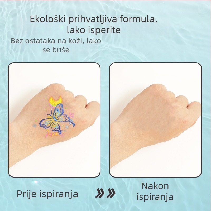 Xinlang pero za bojanje tijela – perivo, za crtanje lica i pozornice, DIY graffiti i akrilno slikanje