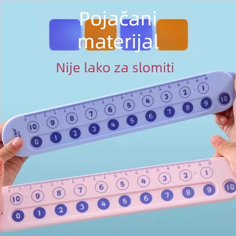 Obrazovno centimetarsko ravnalo za matematiku — model SXFJC, marka Friendly