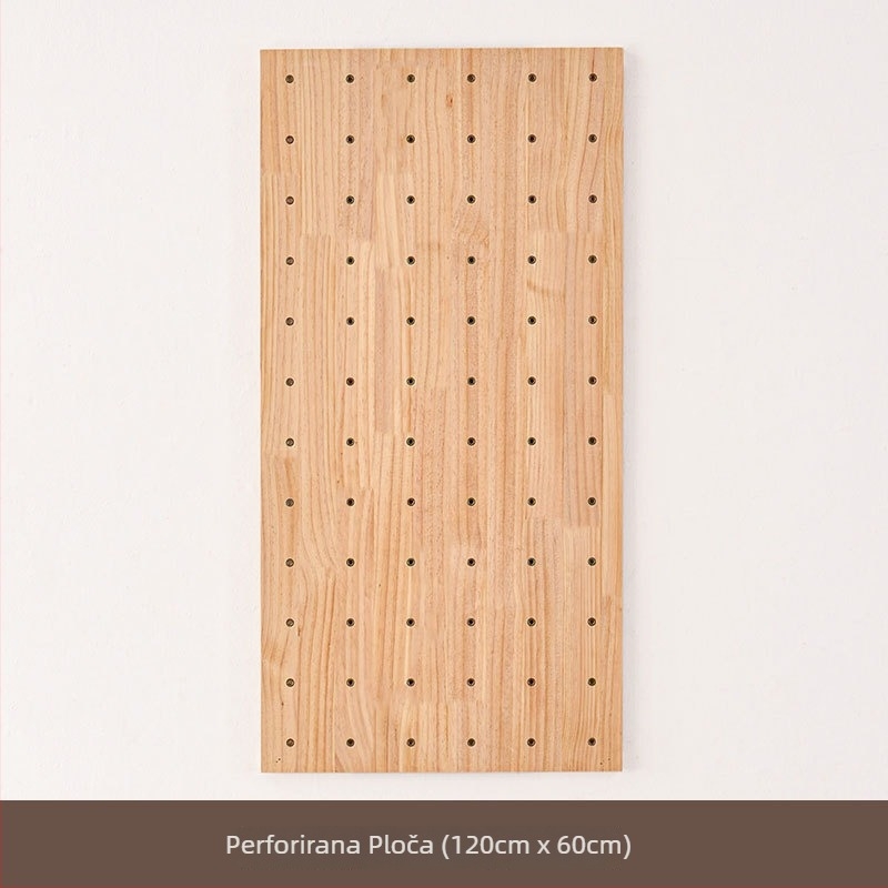 Drvena mačja zidna penjačica s integriranim skrovištem i policom, jednostavan stil, bez bušenja