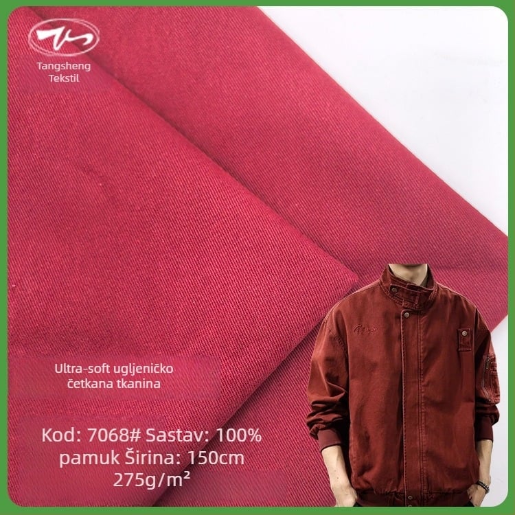 Pamukasta tkanina za hlače – 100% pamuk, bojenje, digitalni otisak crno-bijeli, jesen-zima