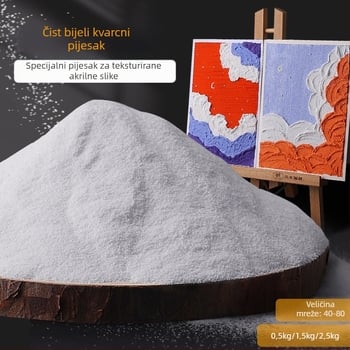 Akrilna teksturna smjesa s kvarcnim pijeskom za crtanje – trodimenzionalna tekstura, ručna izrada, Yan Cai Shangpin