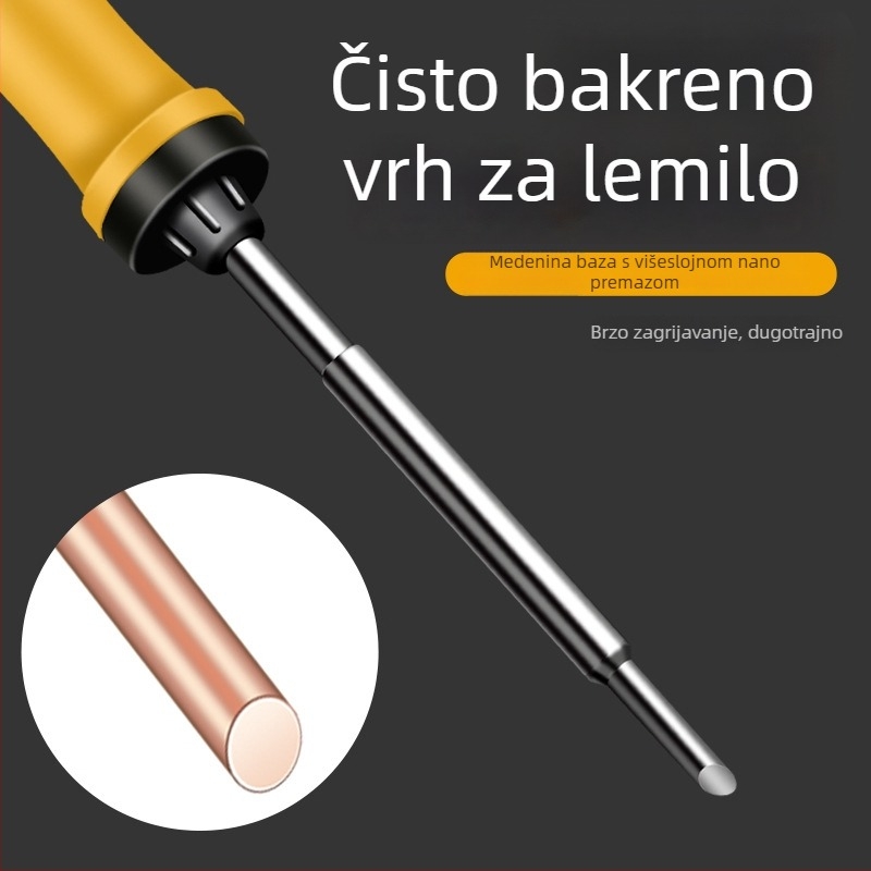 500 serija lemilice s unutarnjim grijanjem, vrhovi horseshoe i flat, 35W/50W, 220V