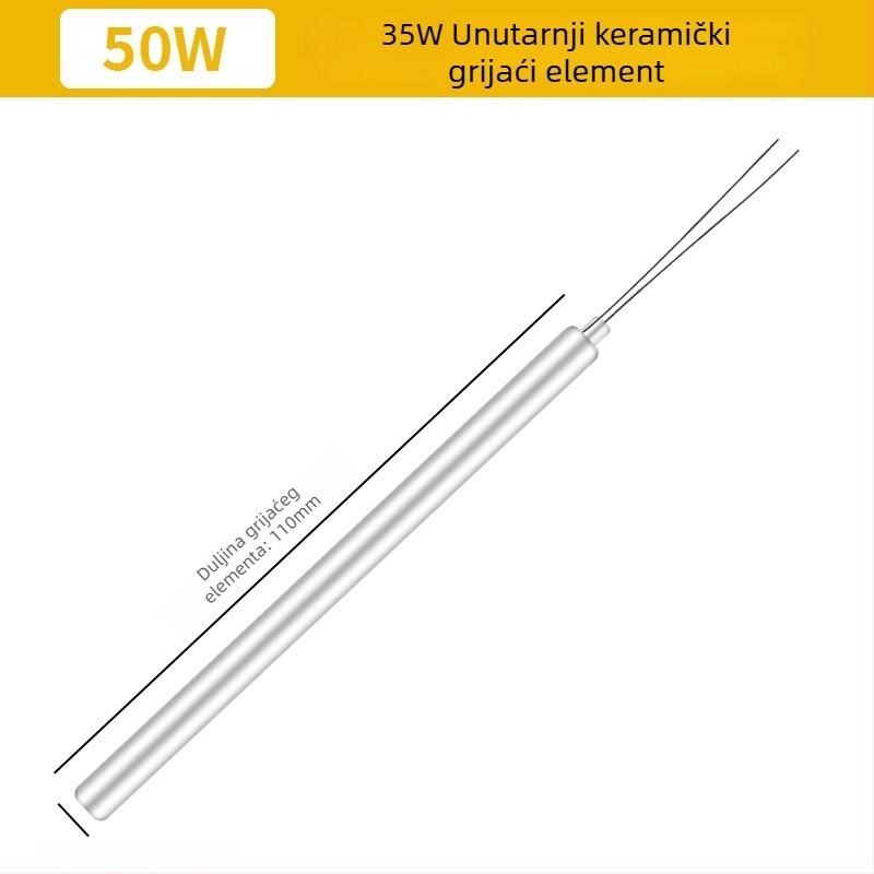 500 serija lemilice s unutarnjim grijanjem, vrhovi horseshoe i flat, 35W/50W, 220V