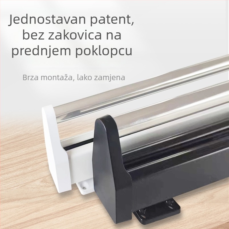 Izvlačni držač za hlače u garderobi – Zhiyi, model 45122; Materijal: hladno valjani čelik; Namjena: garderoba; Stil: moderna jednostavnost.