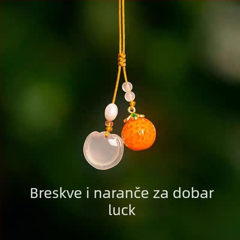 agatni privjesak, ručno pleteni šarm, proljeće 2025, kineski stil, književni retro