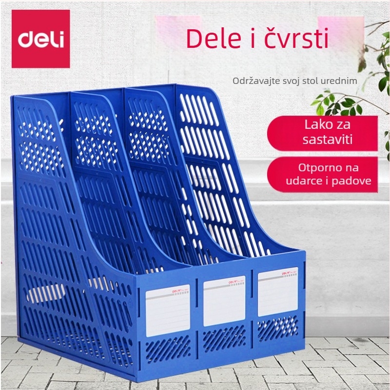 3-slojni držač za datoteke, plastični, model 9847