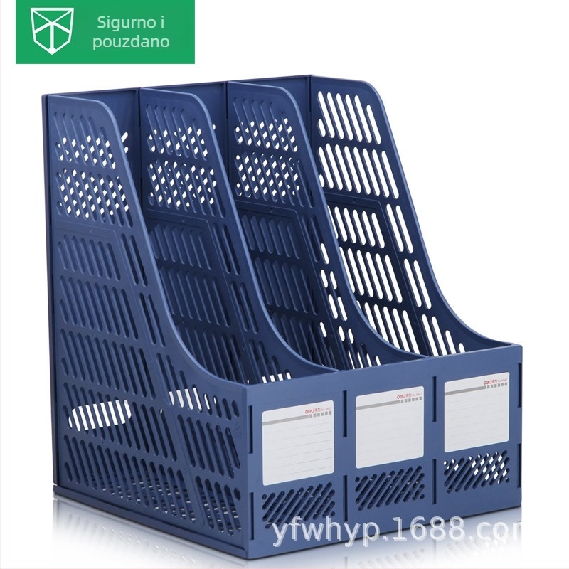 3-slojni držač za datoteke, plastični, model 9847