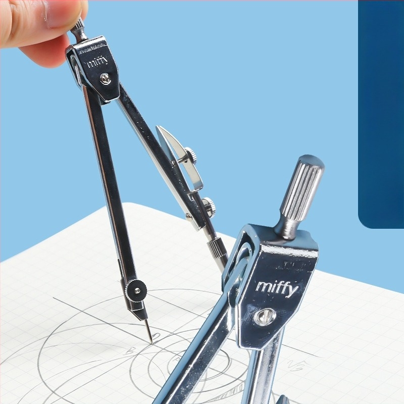 Metalni kompas i ravnalo set – višenamjenski, za učenike, model Fcs90803, specifikacija 1/24/288