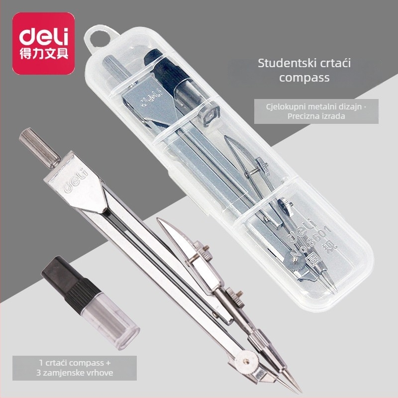 Deli 8601 metalno kružilo, set, pakiranje: 1/24/360