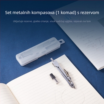 Deli 8601 Metalni set za crtanje — profesionalni alat za projektiranje