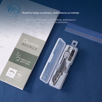 Deli 8601 Metalni set za crtanje — profesionalni alat za projektiranje