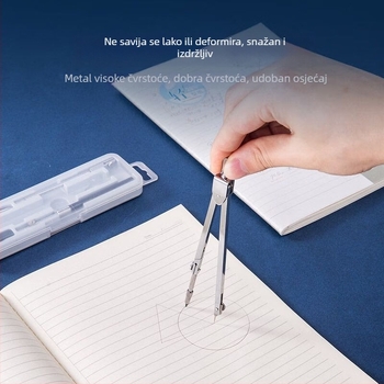 Deli 8601 Metalni set za crtanje — profesionalni alat za projektiranje