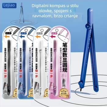 Kompas u obliku olovke s digitalnim zaslonom za ispite — Lejiao Jy-66-6, cinkova legura