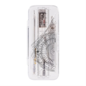 Deli VC211 metalni set za crtanje s kompasom, 8 dijelova