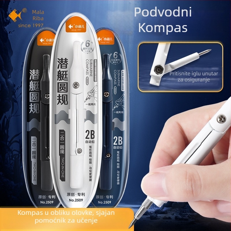 Kružni alat u obliku kemijske olovke, dvostruke funkcionalnosti, model JY-2509-1, metal